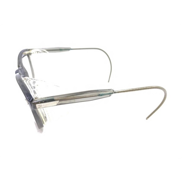 Sellstrom Vintage Smoke Gray Square Side Shields Eyeglasses Frames 150 Men Women - Picture 7 of 12